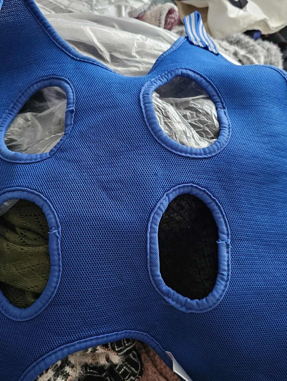 Ateson Blue Mesh Pet Grooming Bathing Sling